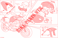 VERKLEIDUNG MONSTER ART für Ducati Monster 796 2012